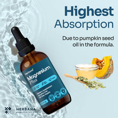 Bottles of vitamins B6, D, and C alongside magnesium drops