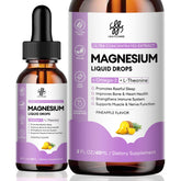 Magnesium Complex Liquid Drops bottle with pineapple flavor 2 fl oz