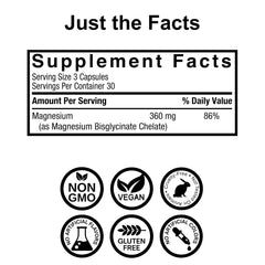 90 vegetarian capsules in container next to bottle