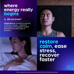 Nutrition label highlight: 1160mg magnesium glycinate per serving