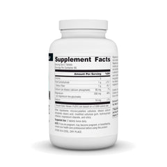 Supplement facts showing 200 mg per serving