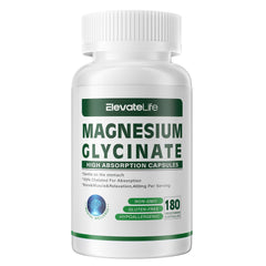 Bottle of Magnesium Glycinate 400 mg capsules