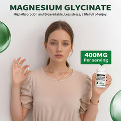 Non-GMO label on Magnesium Glycinate bottle