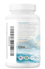 Serving size of three capsules providing 400mg magnesium glycinate