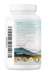 Hero shot of magnesium glycinate bottle on a clean background