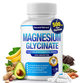 Bottle of Decent Nature Magnesium Glycinate 500mg with 90 capsules