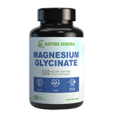Bottle of Magnesium Glycinate 500mg capsules, 120-count