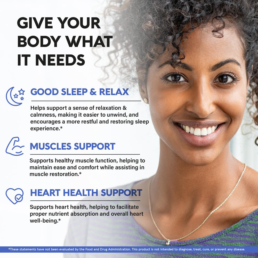 Magnesium Glycinate 500 mg capsules close-up