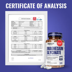 Independent third-party testing seal for the product