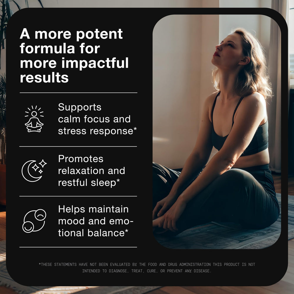 Magnesium glycinate 750 mg for calm focus