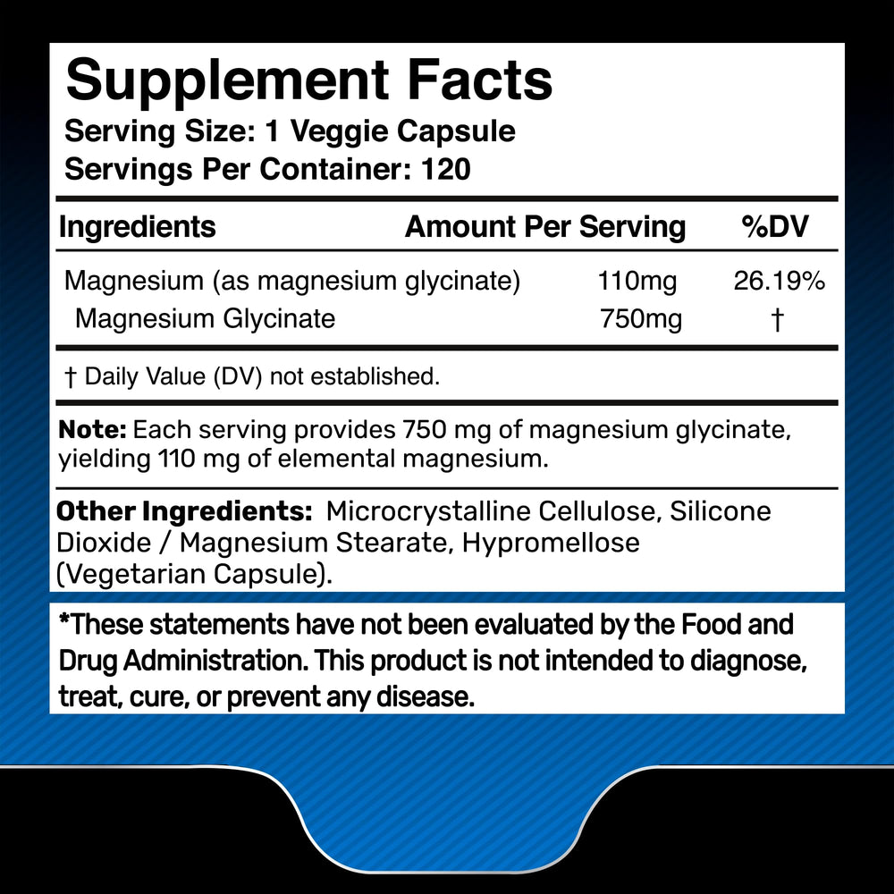 Close-up of magnesium glycinate capsules showing purity