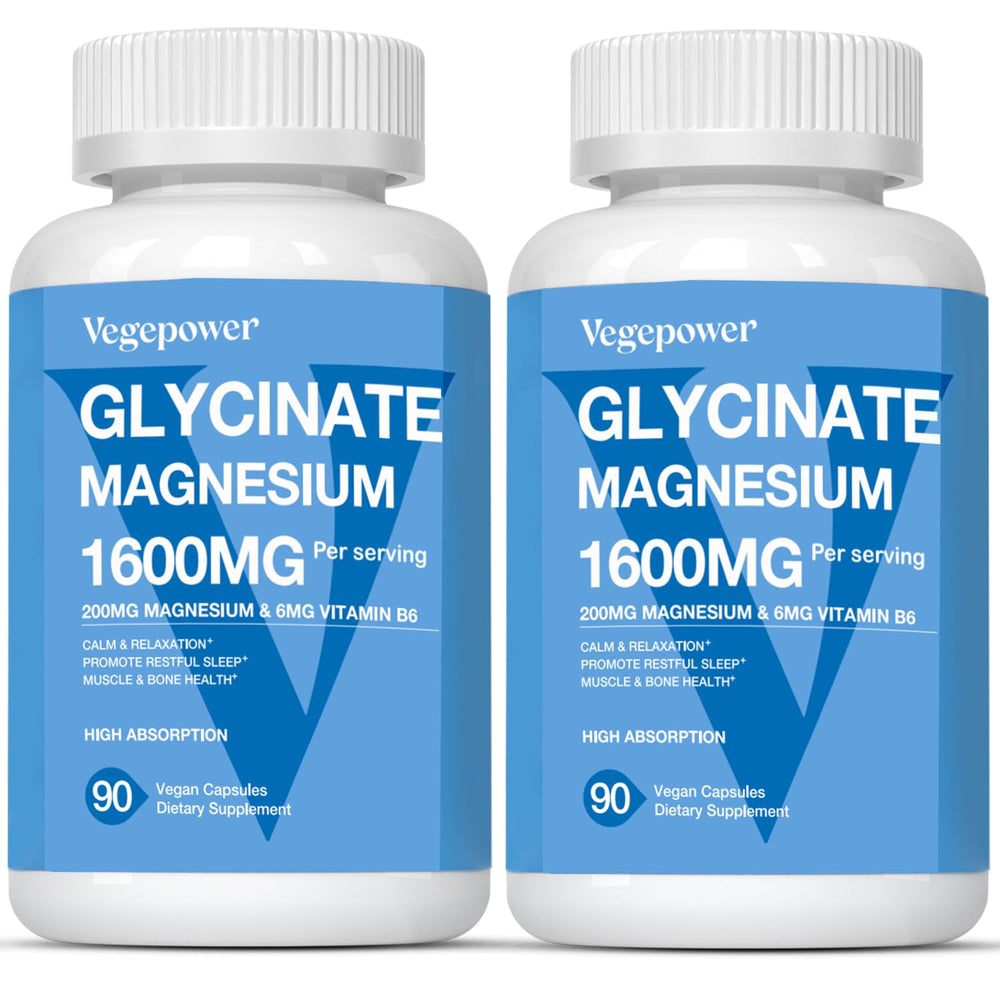 Vegepower Magnesium Glycinate Capsules bottle