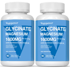 Vegepower Magnesium Glycinate Capsules bottle