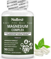 Bottle of Magnesium Glycinate Chelate Complex with Albion Bisglycine Chelate