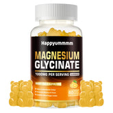 Box of Magnesium Glycinate Gummies 1000mg with Vitamin D, B6, CoQ10 – 60 Orange Gummies