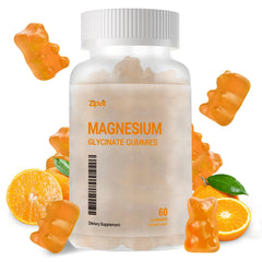 Magnesium Glycinate Gummies 1000mg orange bottle