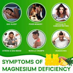 Label highlighting 400mg magnesium glycinate and 200mg magnesium L-threonate