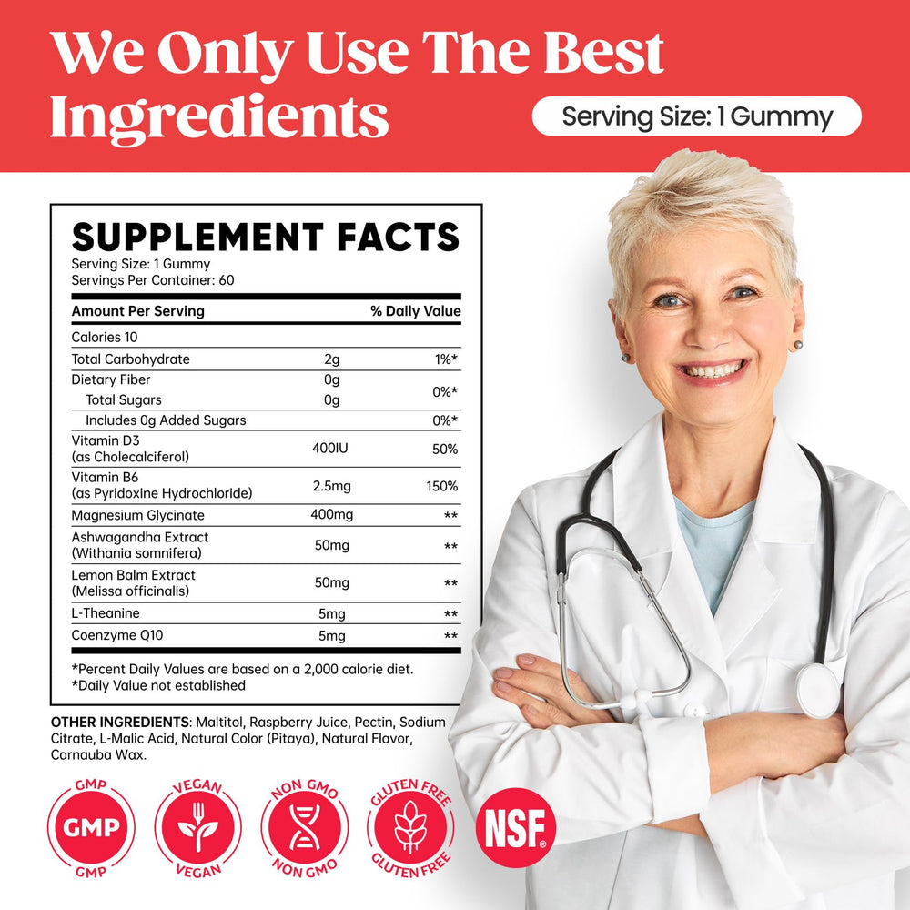 Usage guide showing recommended daily intake