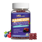 Front view of Magnesium Glycinate Gummies bottle containing 60 chewable gummies