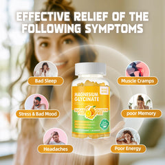 Ingredients list for Magnesium Glycinate Gummies 60