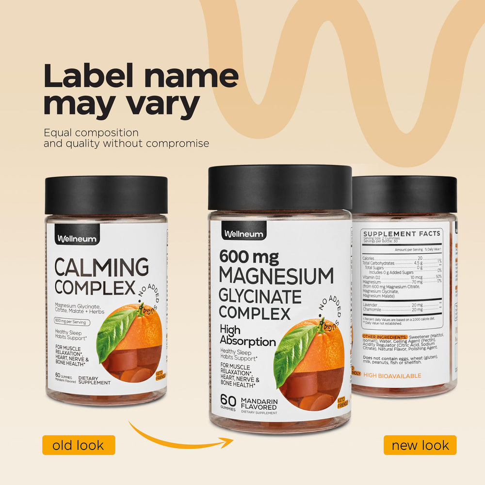 Portable on-the-go packaging for Magnesium Glycinate Gummies