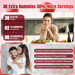 Non-GMO vegan-friendly gummy ingredients label on bottle