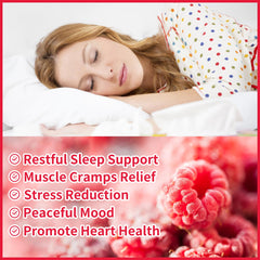 Sugar-free Raspberry Magnesium Glycinate Gummies product image