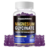Magnesium Glycinate Gummies Blueberry bottle label
