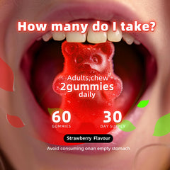 Gummies featuring CoQ10, vitamin D and B6 on the label