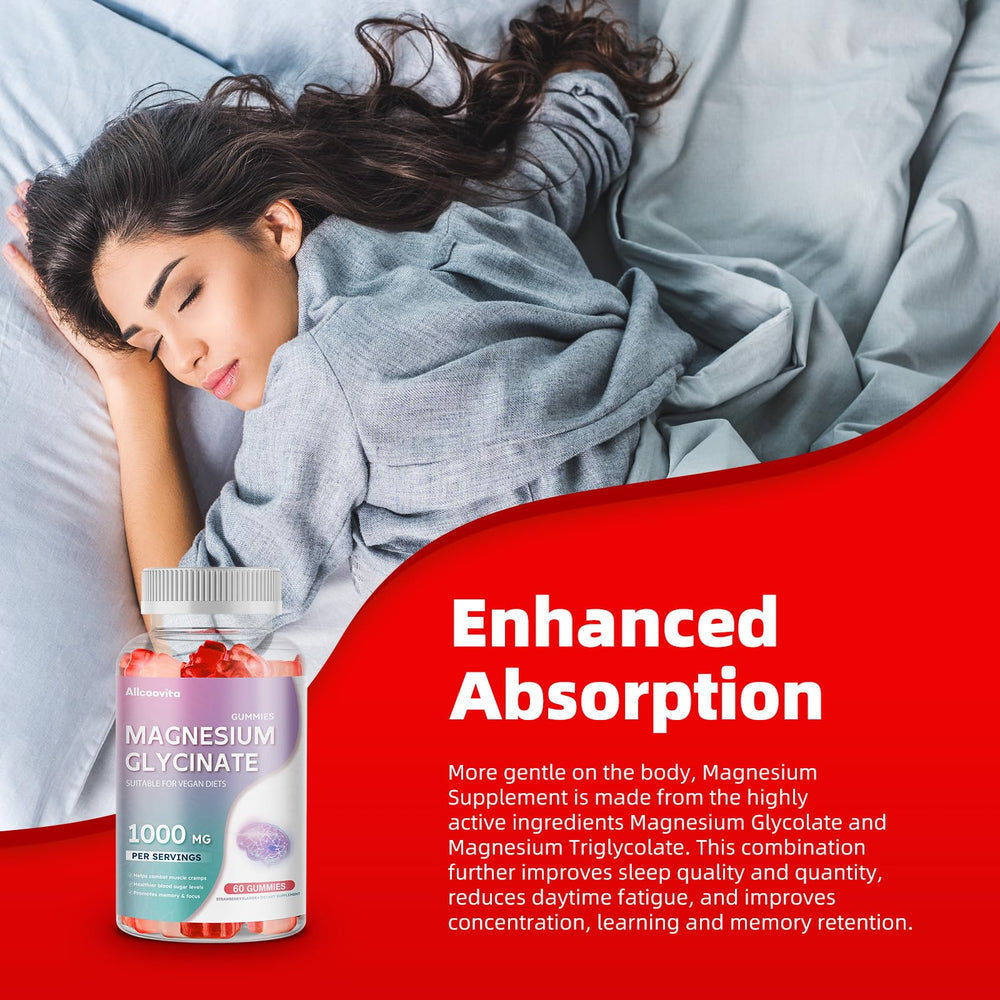 Digestive support imagery for magnesium glycinate gummies