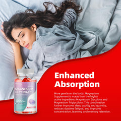 Digestive support imagery for magnesium glycinate gummies