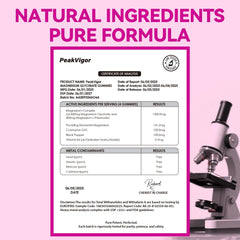 Gluten-free, dairy-free, soy-free vegan gummies label