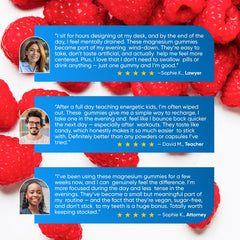 Ingredients and magnesium glycinate gummies details