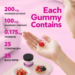 Label highlights vitamin B6 and CoQ10 in the formula