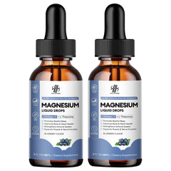 Magnesium Glycinate Liquid Drop blueberry bottle
