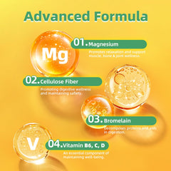 Close-up of magnesium glycinate liquid drops bottle