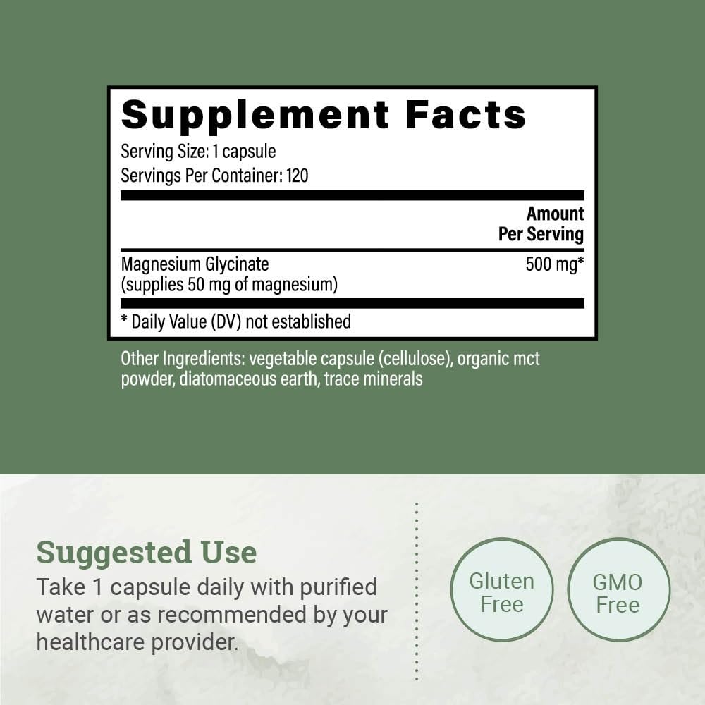 Magnesium glycinate for sleep support