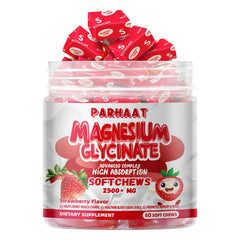 Nutrition label close-up for Magnesium Glycinate Soft Chews