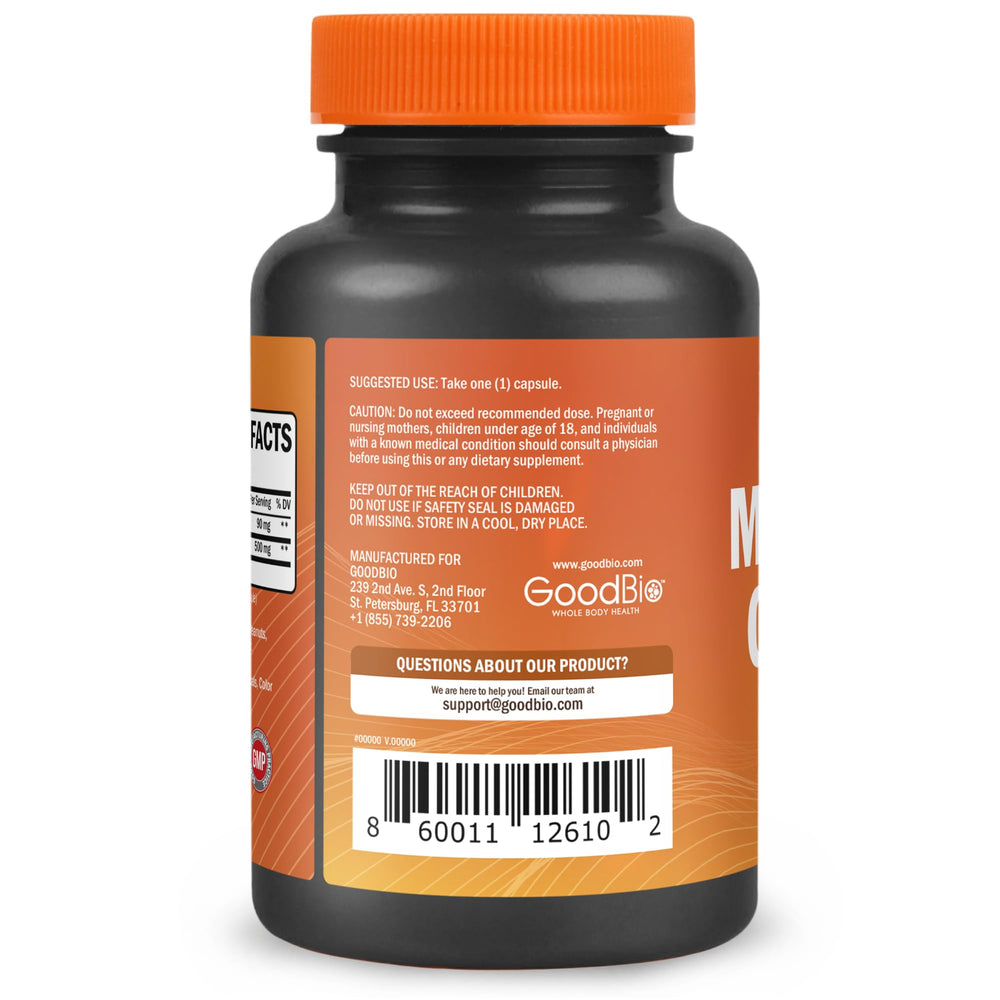 USA-made, gluten-free and non-GMO magnesium glycinate