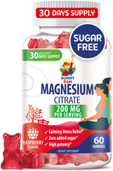Magnesium Gummies 200mg bottle for kids and adults