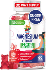 Magnesium Gummies 200mg bottle for kids and adults