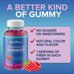 Serving pack of magnesium gummies for adults