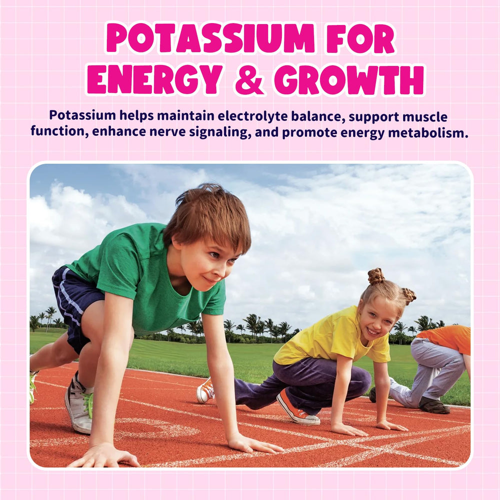 Relaxation and sleep support imagery with magnesium gummies for kids