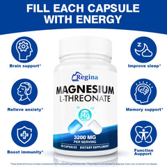 Magnesium L-Threonate 400mg vegetarian capsules