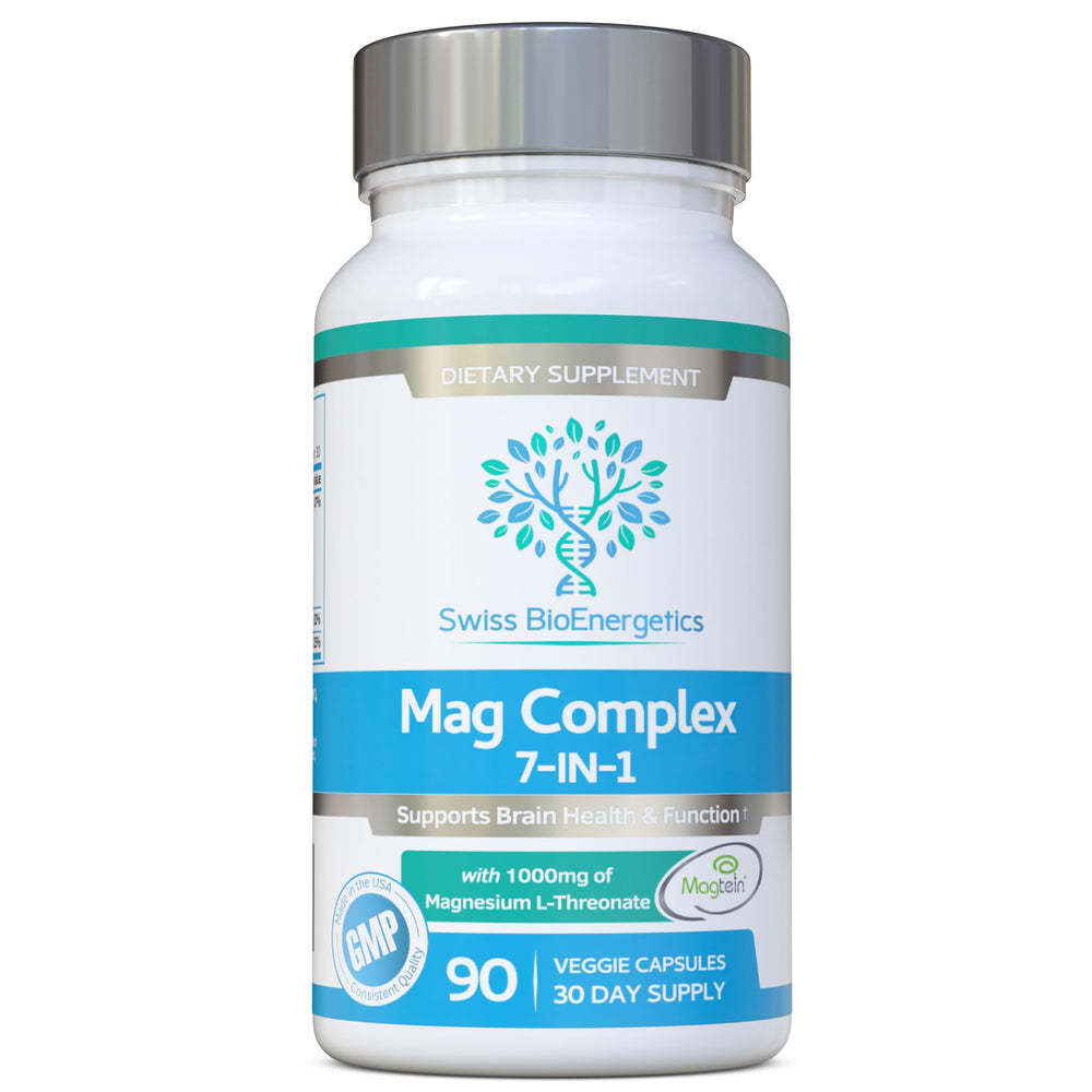 Bottle of Magnesium L-Threonate Complex 7-in-1 with 1000mg Magtein for brain support