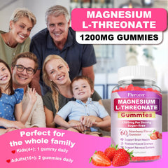 Kids and adults enjoying strawberry-flavored gummies