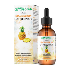 Magnesium L-Threonate Liquid Drops Pineapple flavor – 2 oz bottle