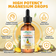 Sleep support and relaxation with high-absorption magnesium drops