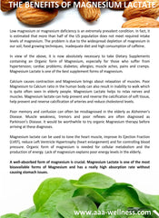 Doctor formulated magnesium supplement bottle with label