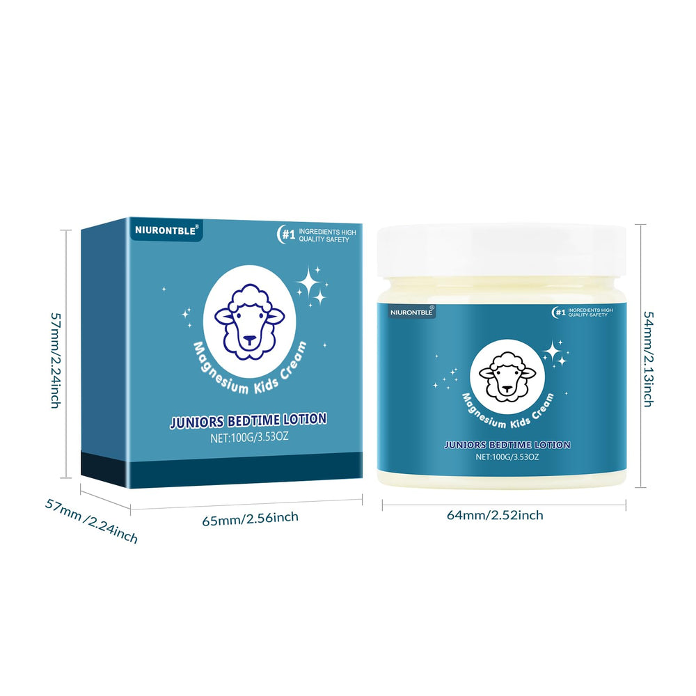 Sleep-focused topical magnesium cream for kids
